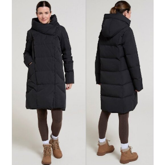 MOUNTAIN WAREHOUSE Cozy Wrap II Extreme Down Jacket Coat Puffer 6 S Winter Warm - Picture 1 of 14